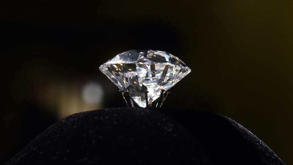Jacob diamond, almost double the size of the Kohinoor diamond on display at National Museum today
