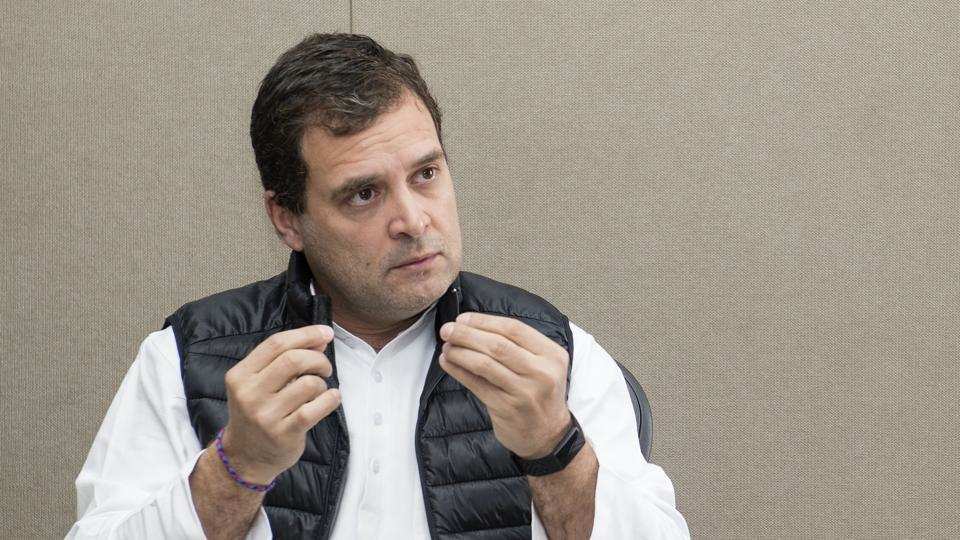 Congress president Rahul Gandhi said the opposition parties are united and the BJP is in chaos